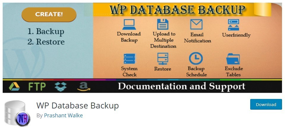 WP Database Backup