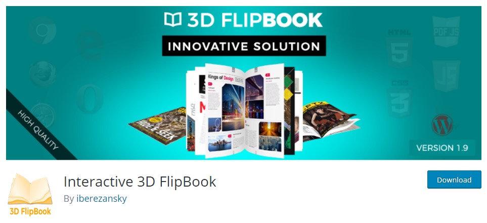 interactive 3d flipbook