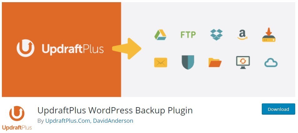 updraftplus wordpress backup plugin