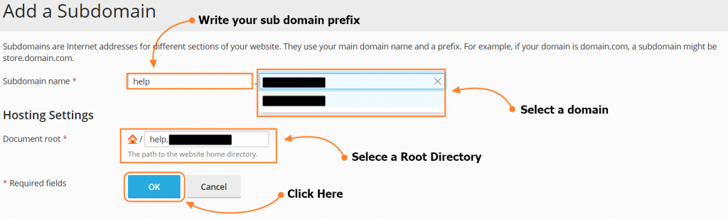 How to add Addon domain and Subdomain in the Plesk control panel? 6 image3 3