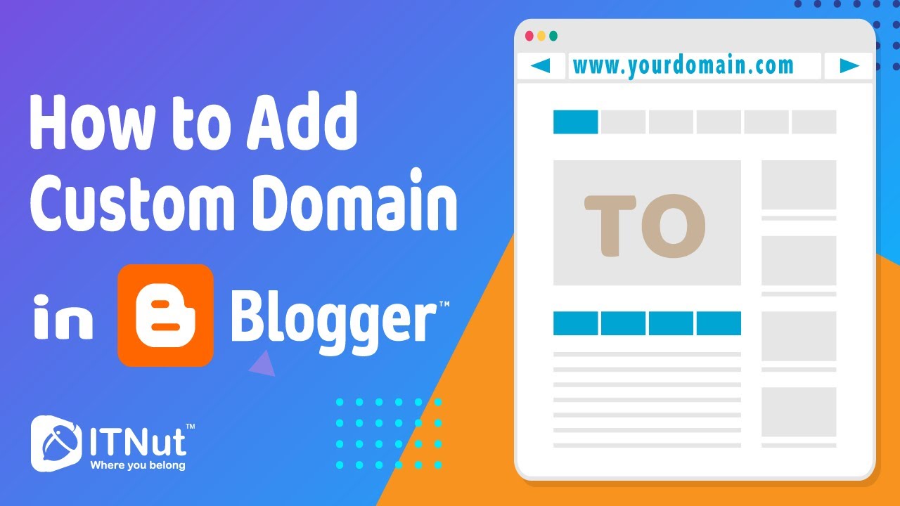 How to Add Custom Domain in Blogger